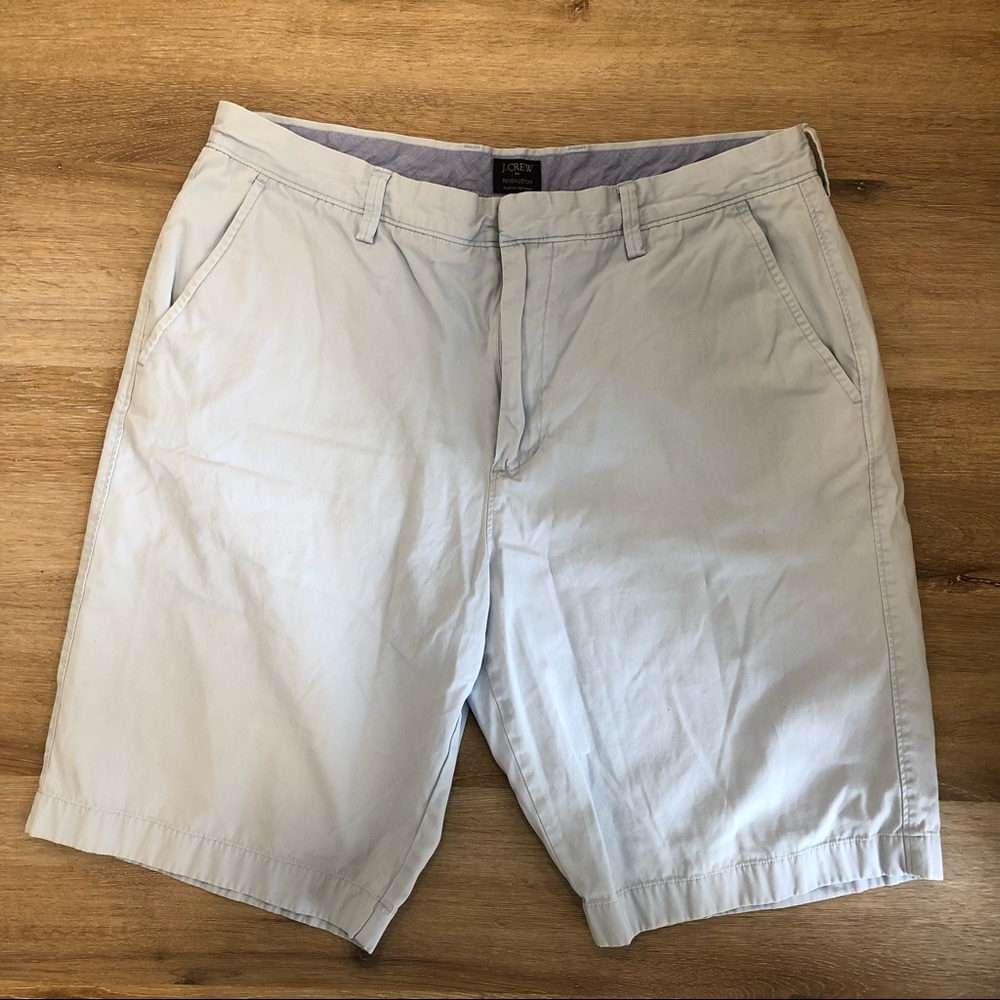 JCREW Light Blue Rivington Shorts 36W